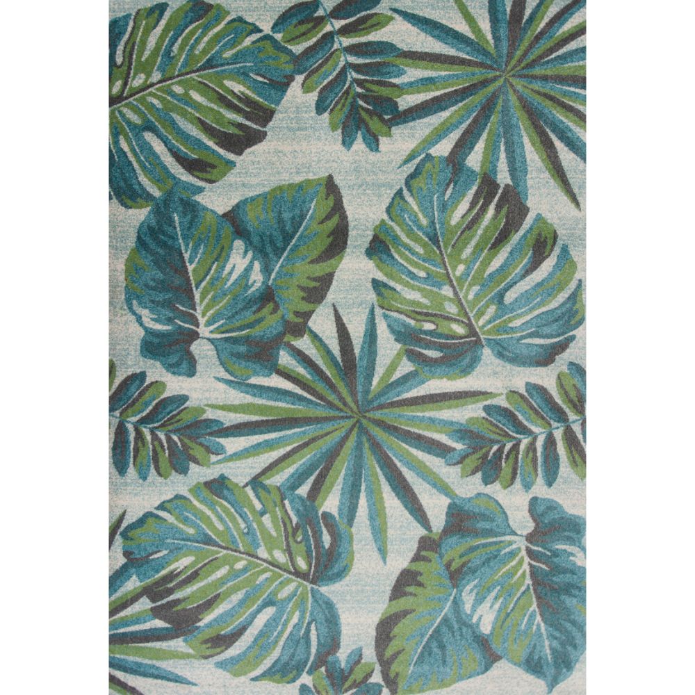KAS 6253 Stella 3 Ft. 3 In. X 4 Ft. 11 In. Rectangle Rug in Teal/Green